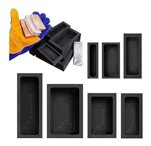 Molde De Grafito Para Metal Num:7  6kg 312ml X1u/17.7x8x5cm 0