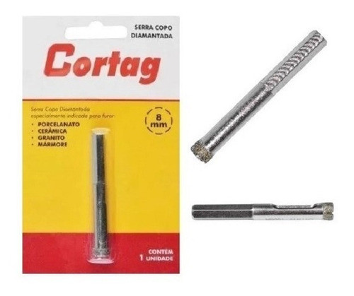 Broca Diamantadas Porcelanato / Cerâmica 8 Mm 0