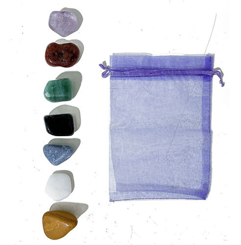 Kit 7 Chakras Piedras Energeticas Grandes Pulidas + Guia 0
