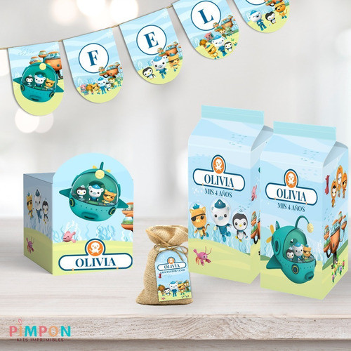 Kit Imprimible Octonautas - Textos Editables 1