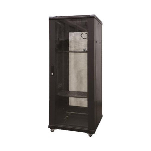 Rack Piso Negro 22u 600x800 Panel Hiperventilado 0