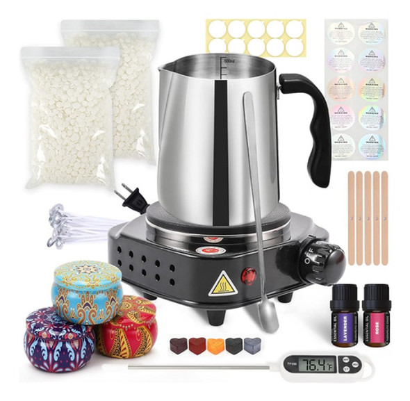 Saeuyvb Kit De Fabricación De Velas, Kit De Fabricación De V 0