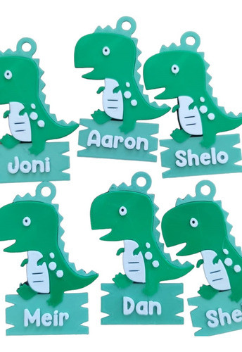 30 Souvenirs Dino Dinosaurios Bebe Personalizados 3d 0