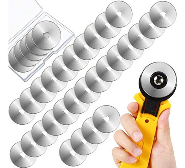 36 Cuchillas De Repuesto Giratorias Compatibles Con Fiskars. 0