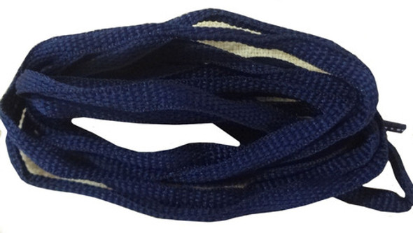 Par Cadarço Oval  Coturno Bota Tênis 1,30 Azul Marinho 0