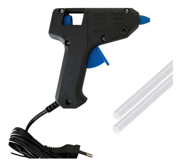 Pistola Revolver Cola Quente Artesanato Profissional Grande 0