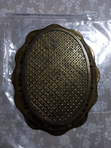 Bandeja De Latón Antigua, Hecho En Made Italy 1