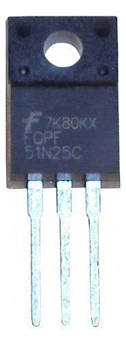Transistor Fet Mosfet Fdpf51n25 (2 Peças) F51n25 51n25 1n25 0
