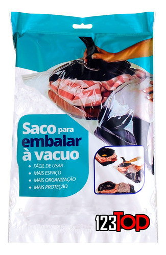 Kit 15x Saco A Vácuo 70x110 Viagem Roupas Edredom Malas Bag 1