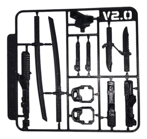 Kit De Armas - Dummy 13 - Impresion 3d 0
