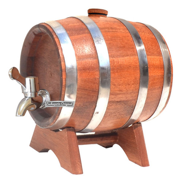 Barril Corote Vinho Whisky Jequitibá Rosa 1ltorneira Rústico 0