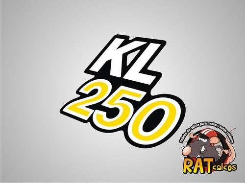 Calcos Kawasaki Kl 250 / Cachas / Kit X 2 0