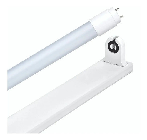 Liston Para Tubo Led 18w 1.20m C/zocalo Luxom 0