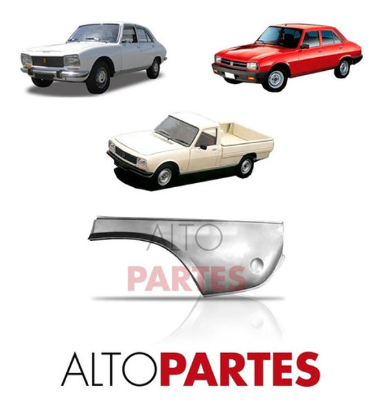 Reparacion Guardabarro Trasero Peugeot 504 Izquierdo 0