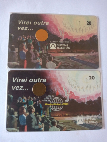 Cartão Orelhão Telefonico Virei Outra Vez A Volta De Cristo 0