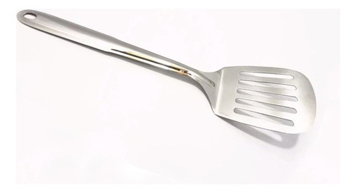 Espátula De Chapeiro Cozinha Vazada Em Aço Inox Grelhados 1