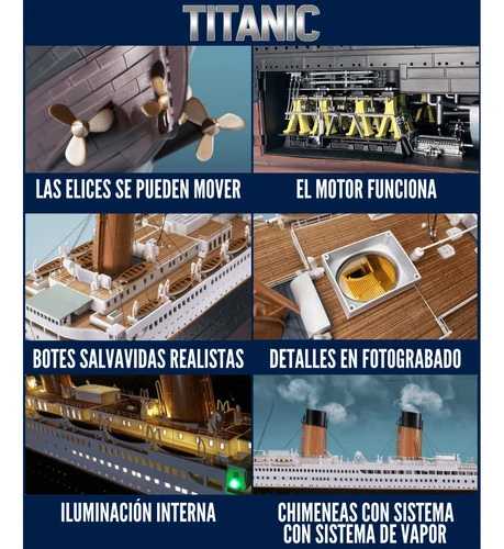 Titanic Para Armar Escala 1:200 - Salvat - Entrega N° 08 1