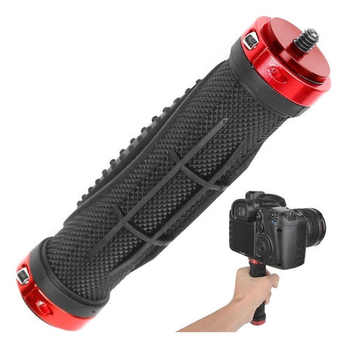 Suporte De Mão Manopla Em Borracha Para Flash Câmera Greika 0