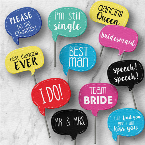 Props Foto Booth Descargables Imprimibles X 52 Casamiento 1