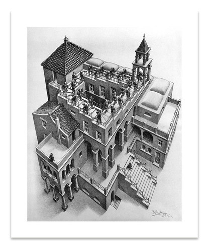 4 Laminas Fine Art Escher Personalizadas 20x30 Cm 0