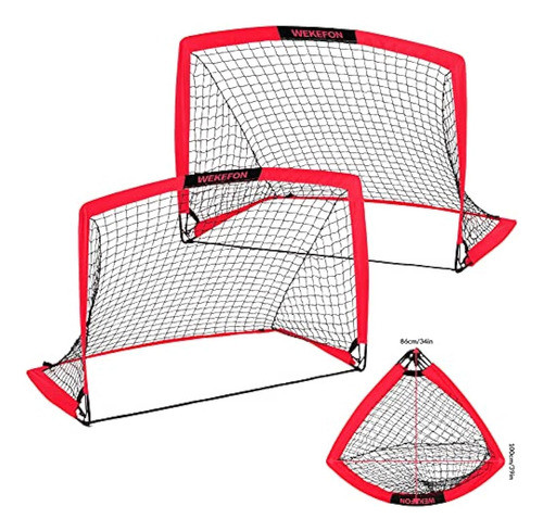 Wekefon Porterías De Fútbol Para Patio Trasero, 0