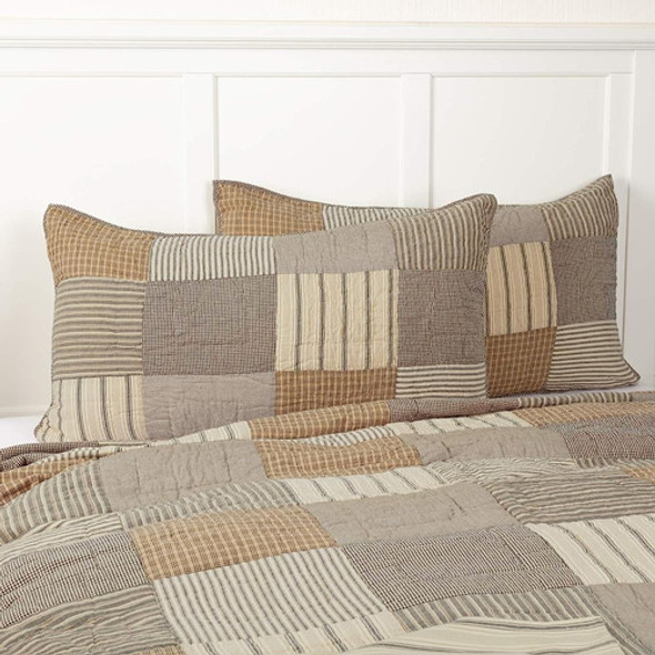 Vhc Brands Farmhouse Bedding-sawyer Mill Sham, King 21x37, G 1