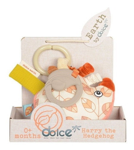 Peluche De Actividades Y Mordillo Harry El Erizo Dolce Toys 1