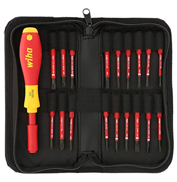Wiha 28398 Juego De Bolsa De 19 Piezas Con Aislamiento Sliml 0