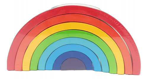 Juego Didáctico My Rainbow Línea De Madera 8 Piezas 1
