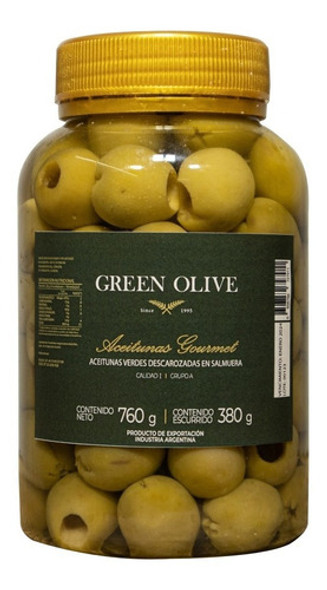 Aceitunas Verdes Descarozadas N° 000 X 380 Gr Esc. Pet 0