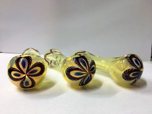 Pipa Pirex // 9cm // Flores / Ed149u 0