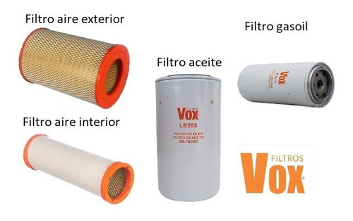 Kit Filtros Ford Cargo 1722e 1723 1729 6 Cil Vox 0
