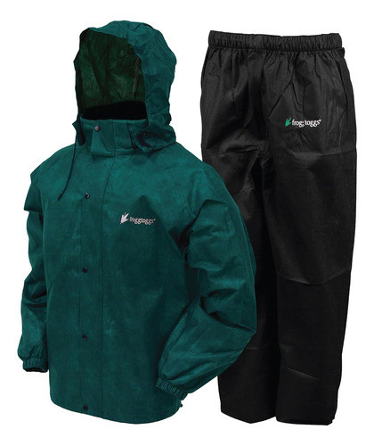 Traje Lluvia Impermeable Hombre Clásico Estándar Verde 0
