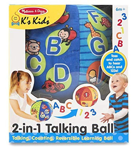 Melissa - Juguete Educativo Talking Ball 2-en-1 De Doug K.s 0