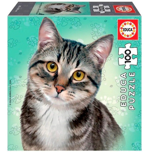Puzzle Educa Borras 100pcs European Shorthair 18808 0