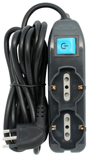 Alargue Zapatilla 2 Shucko + 4 Mod. 3 Mts. Cable Electraline 1