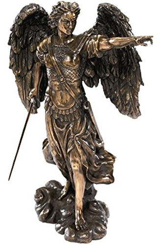 Diseño Toscano Uriel De 13.5 In.: La Escultura Del Arcángel 0