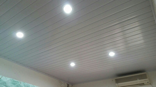 Cielorraso De Pvc Blanco Rustico De 6m Texturado 1