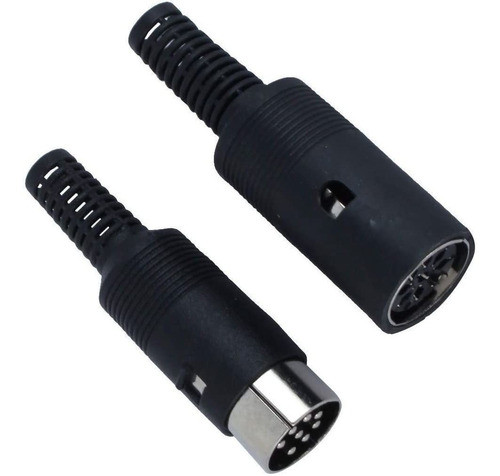 2 Pares De Adaptadores De Audio Y Av Hembra Din De 8 Pines 1