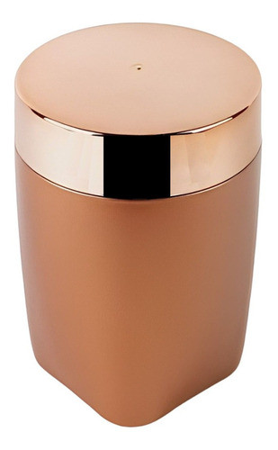 Suporte Porta Algodão Cotonete Rose Organizador Pia Banheiro 0