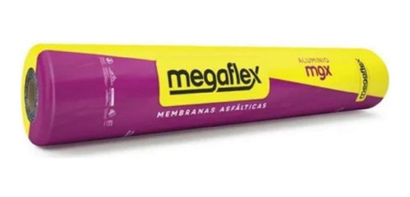 Membrana Asfáltica Megaflex Clásica 40 Kg Mgx450 Aluminio 0