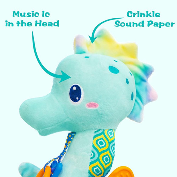 Fuzqq Juguetes Para Bebés De 0 A 6 Meses, Peluche Musical In 1