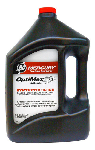 Aceite Mercury Motor Fuera De Borda 2t Optimax Mezcla 1galón 0