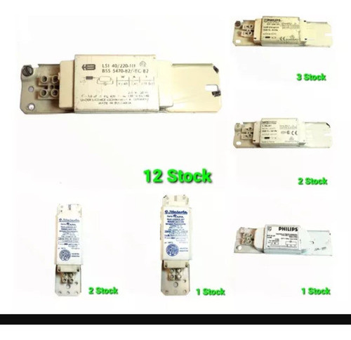 Lote Balasto Mecanico Para Tubo Fluorescente Balastro 0