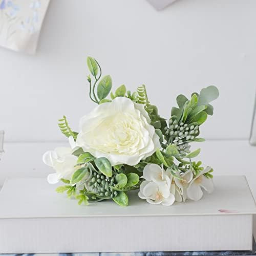 Auotily Ramo Artificial Rosas, 5 Ramas Flores Simuladas, 1