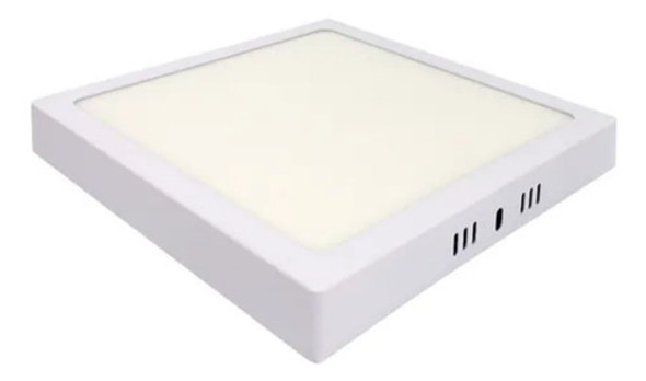 Panel Plafón Led 6w Superficial Cuadrado Luz Fria Candela 1
