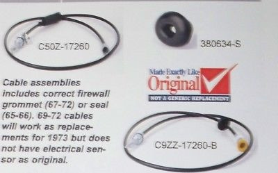 Mustang 69-73 4 De Cable De Velocímetro Velocidad De C9zz172 1