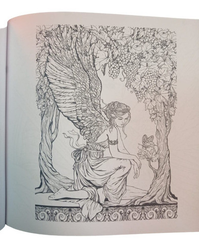 Libro Para Colorear Zodiaco Y Angeles Con Frases 1