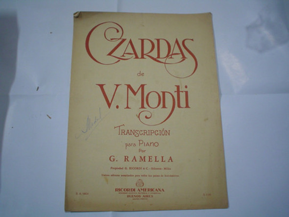 Czardas De V.monti Transcripcion Para Piano Por G. Ramella 0