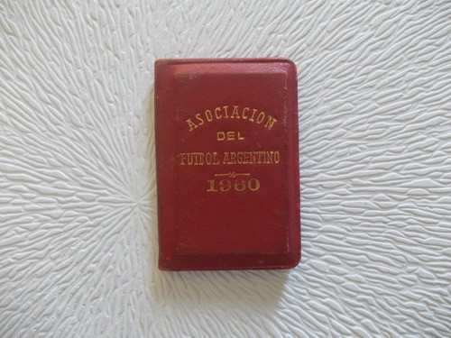 4481- Carnet Usado A. F. A. Libre Entrada Estadios Año 1960 0